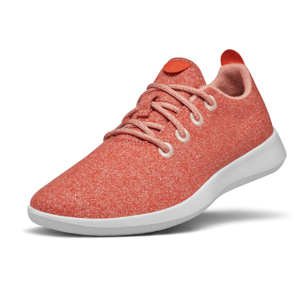 Allbirds Women's Wool Runners - Sneakers Orange - KOM268075